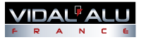 Vidal Alu France Logo